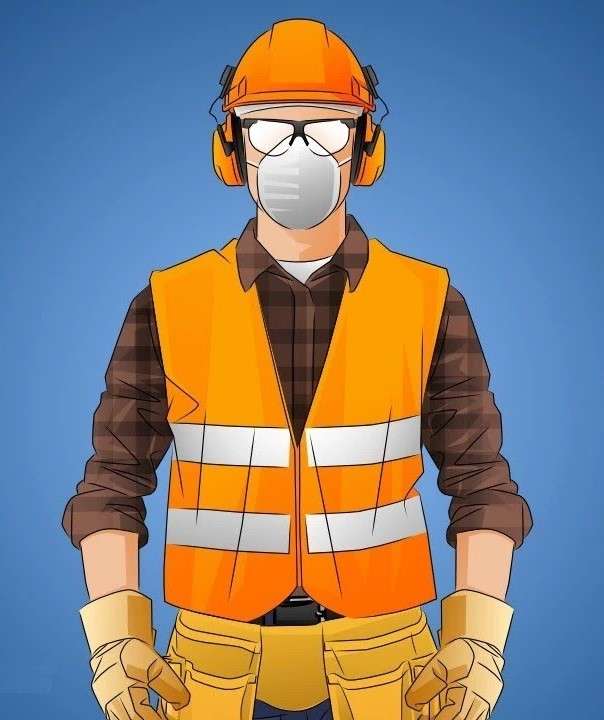 PPEutrustning pussel online från foto