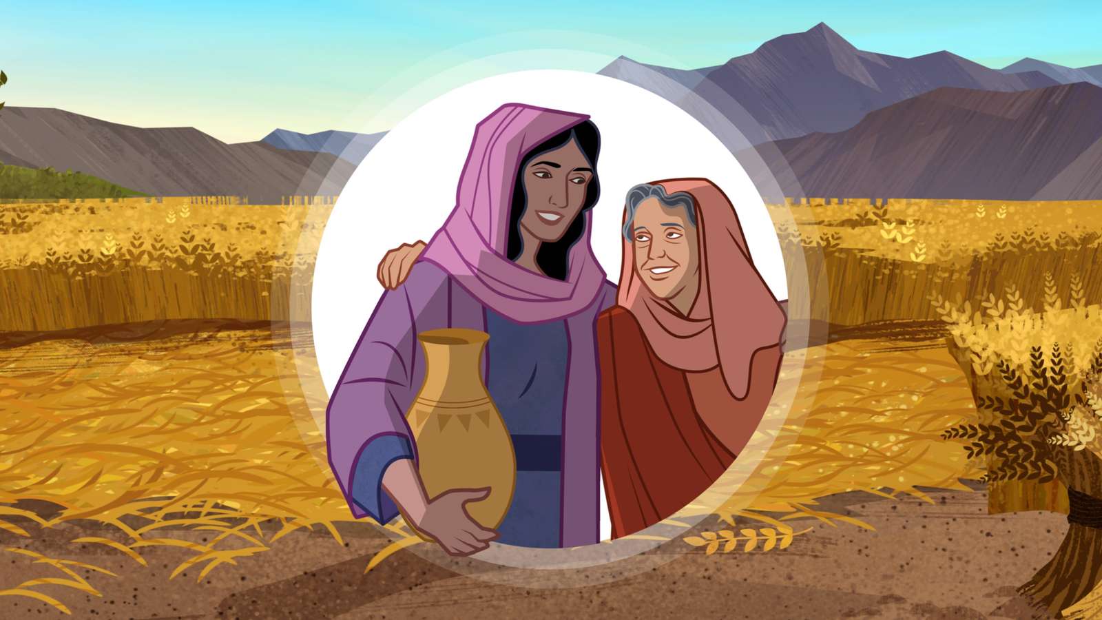 ruth book bible puzzle online from photo