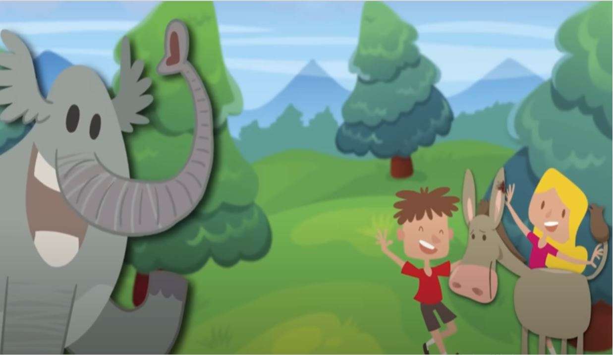 Bernard the elephant puzzle online from photo