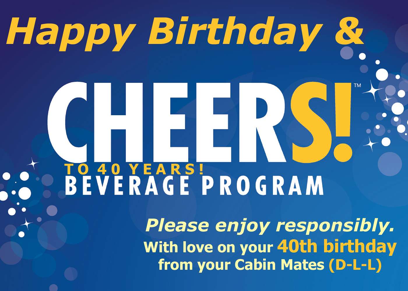 Cheers Bday Puzzle puzzle online from photo