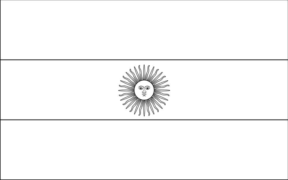 Флаг на Аржентина онлайн пъзел