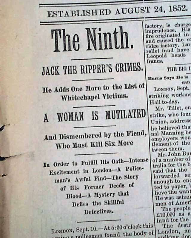 Jack The Ripper Breakout Puzzle pussel online från foto