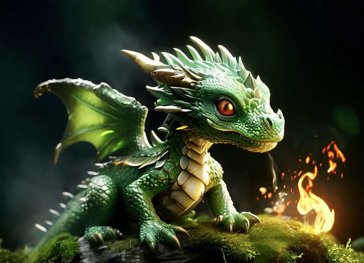 Dragon puzzle for kids online puzzle