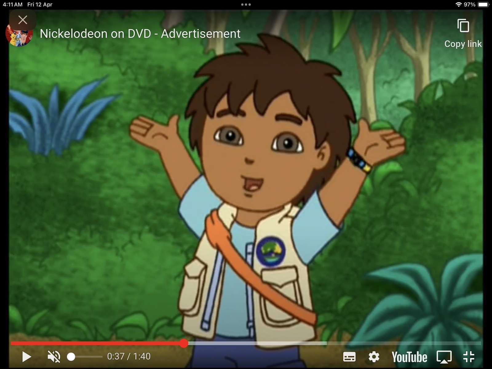 Nickelodeon på dvd-reklam pussel online från foto