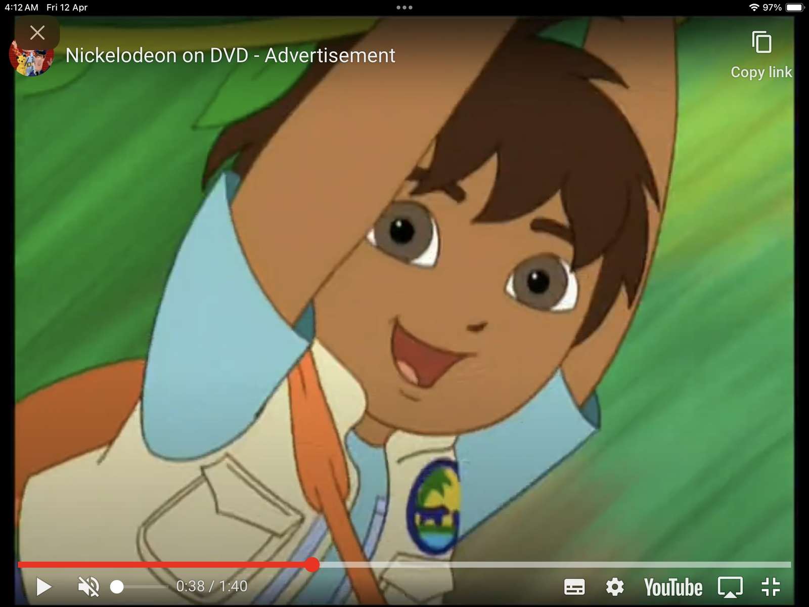 Διαφήμιση του Nickelodeon σε dvd παζλ online από φωτογραφία