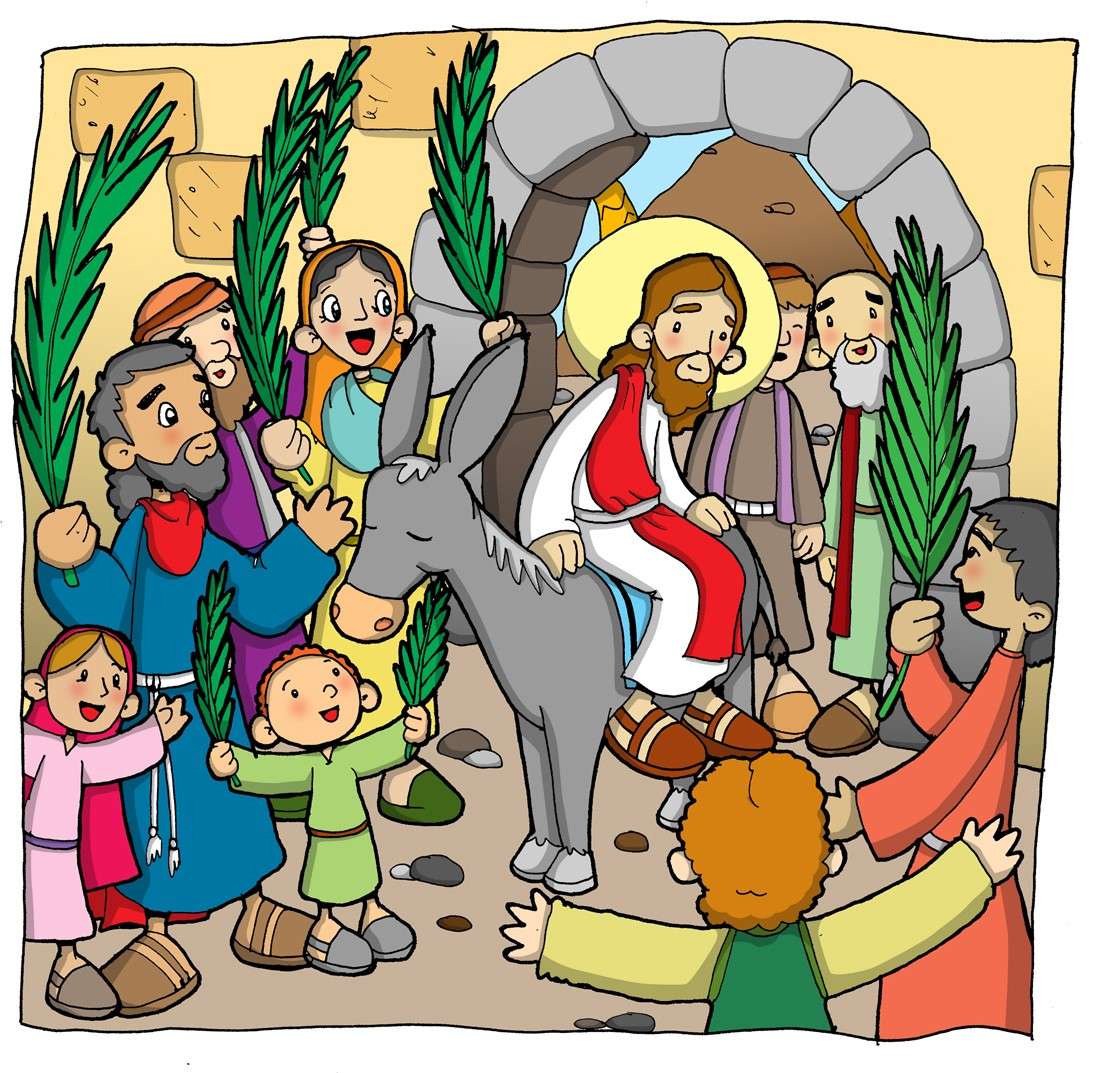 Palm Sunday puzzle online from photo