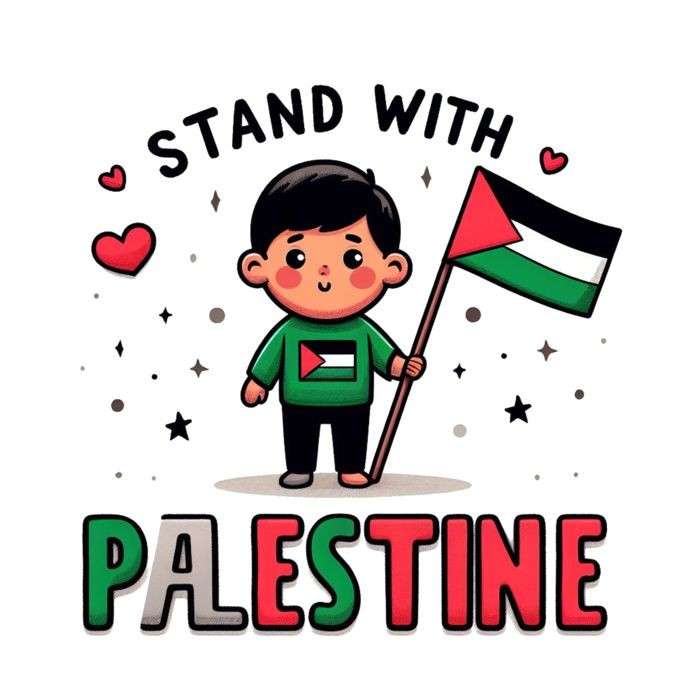دعما لفلسطين puzzle online a partir de foto