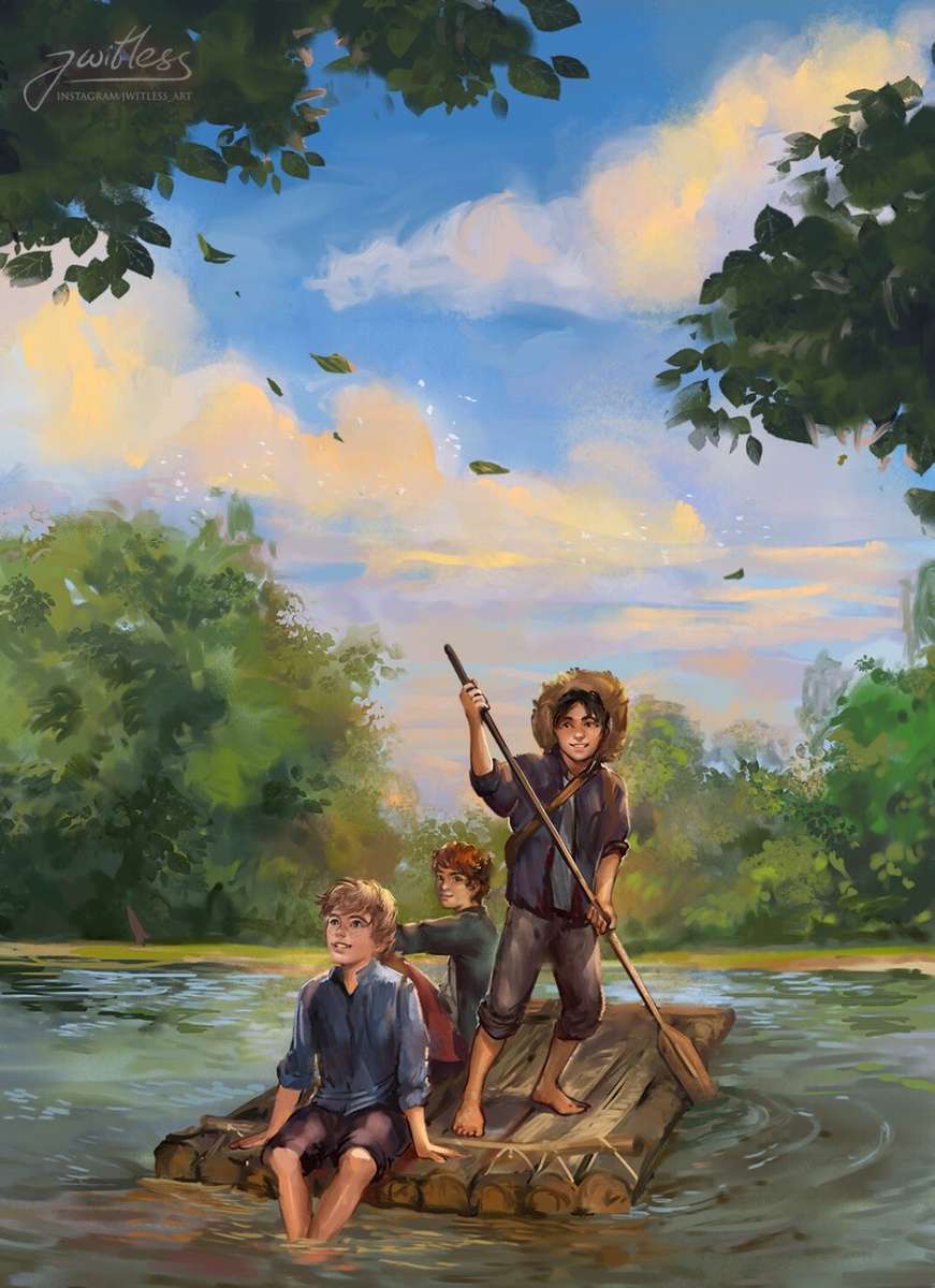 The adventure of tom sawyer puzzle online from photo