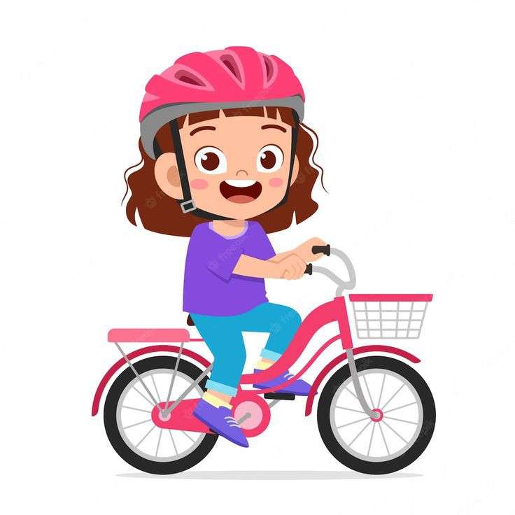 Ride bike puzzle online from photo