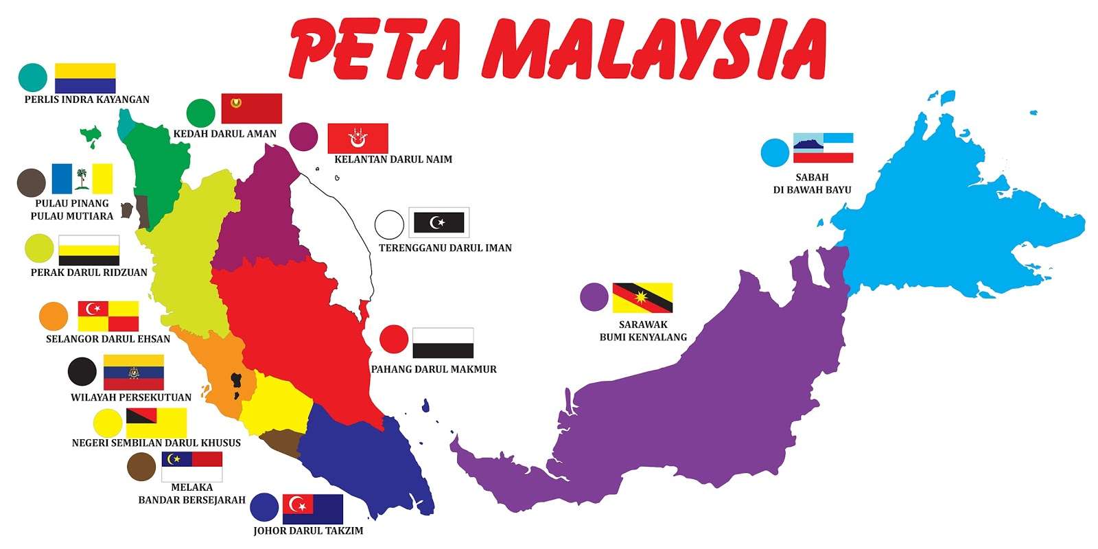 Peta Malesia puzzle online