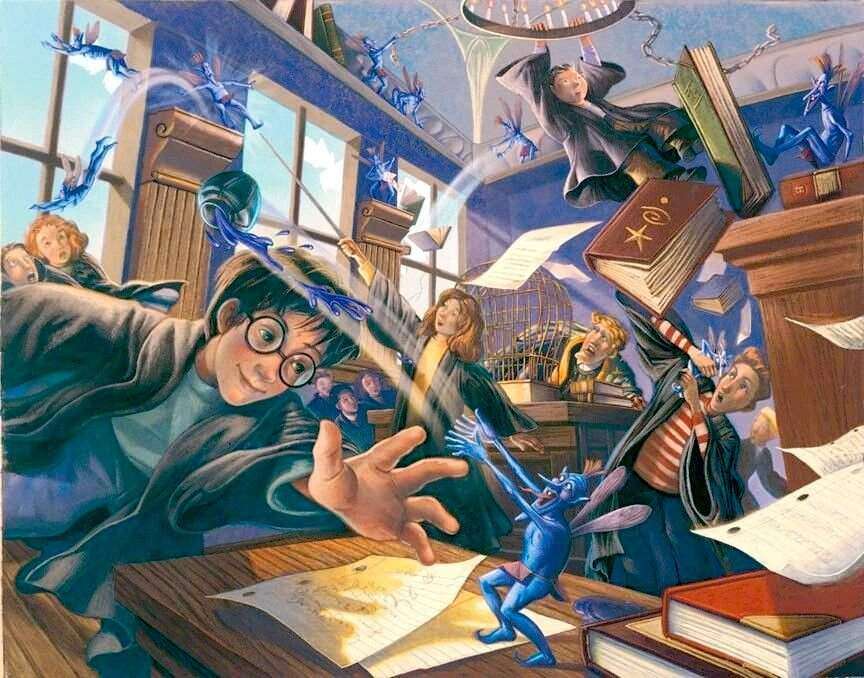 HP pixies puzzle online from photo