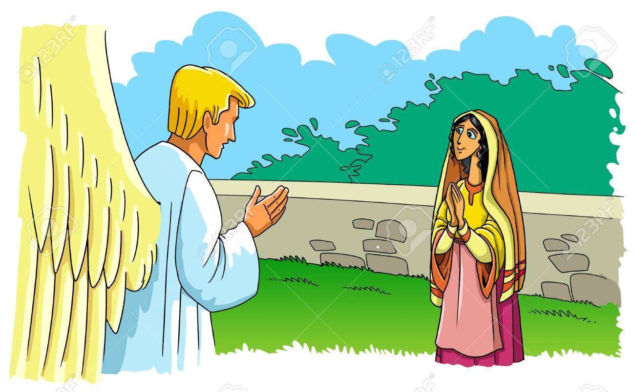Annunciation puzzle online from photo