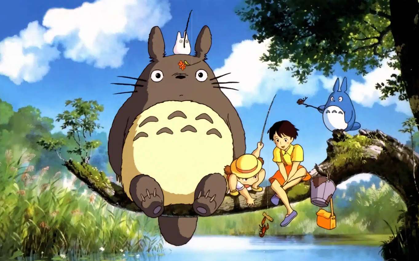 Pôster de Totoro Ghibli puzzle online a partir de fotografia