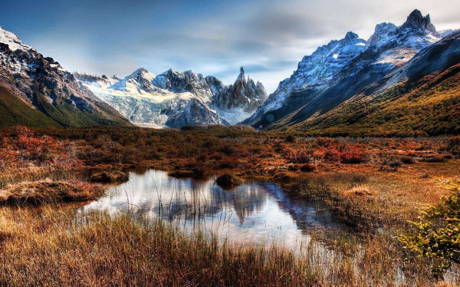 the beauty of the mountains puzzle online from photo