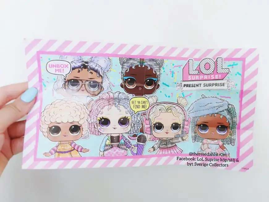 Lol Surprise Present Surprise Dolls Series 3 pussel online från foto