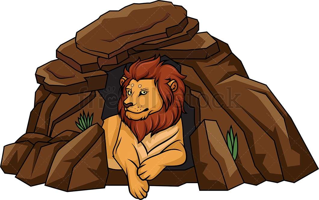 La fosse aux lions puzzle en ligne à partir d'une photo