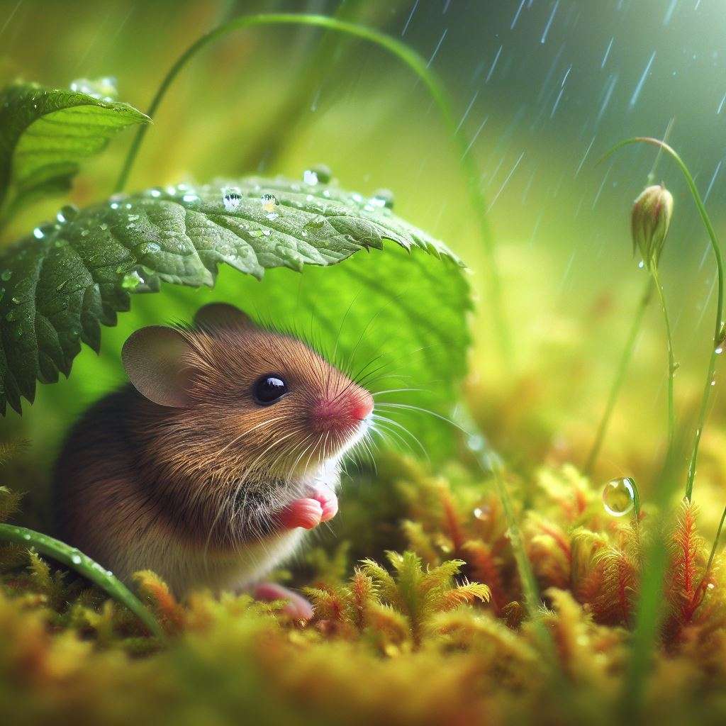 mouse under the leaf online puzzle