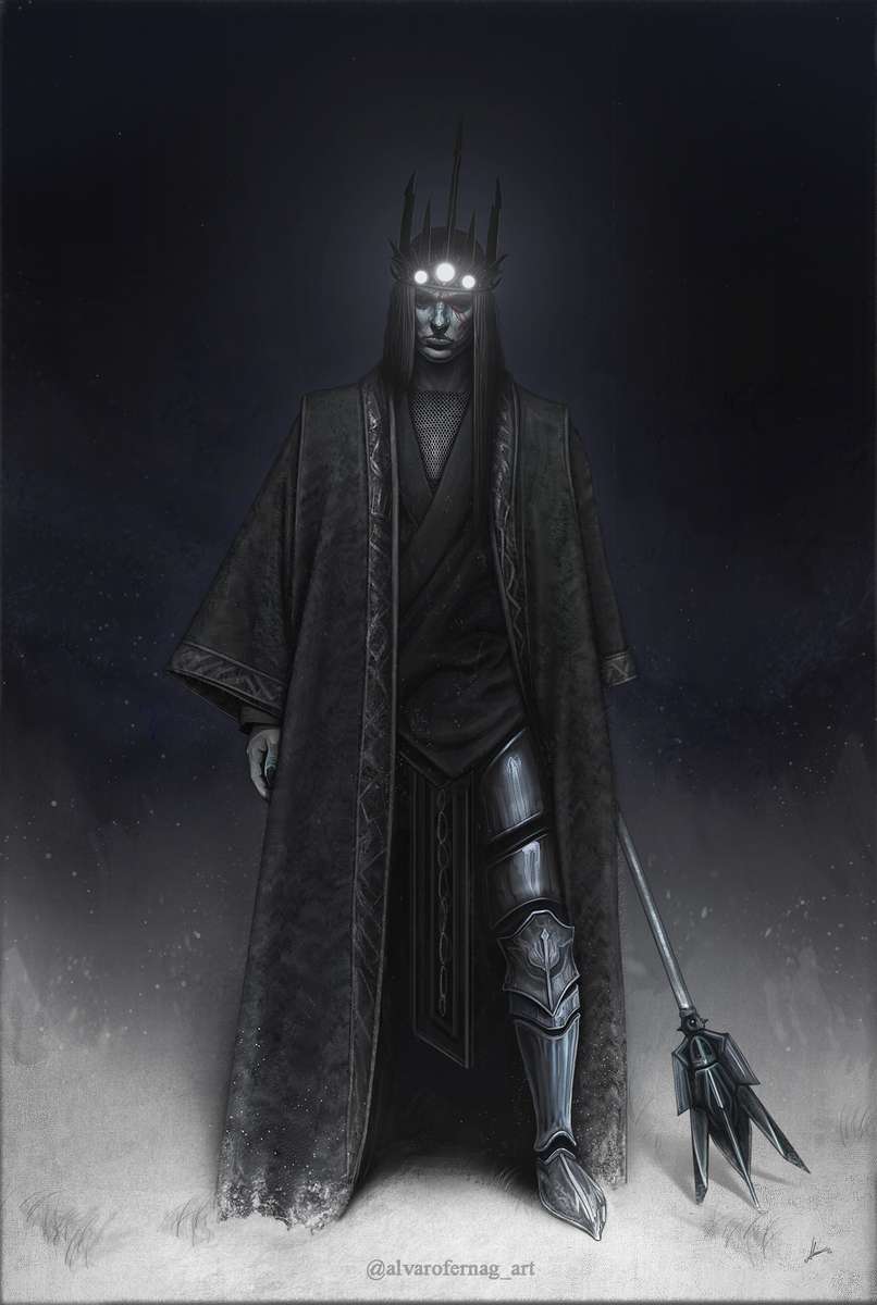 Morgoth, Negro de arda puzzle online a partir de foto
