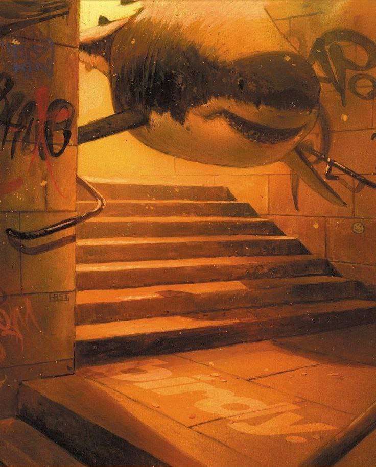 Requin dans le métro puzzle en ligne à partir d'une photo
