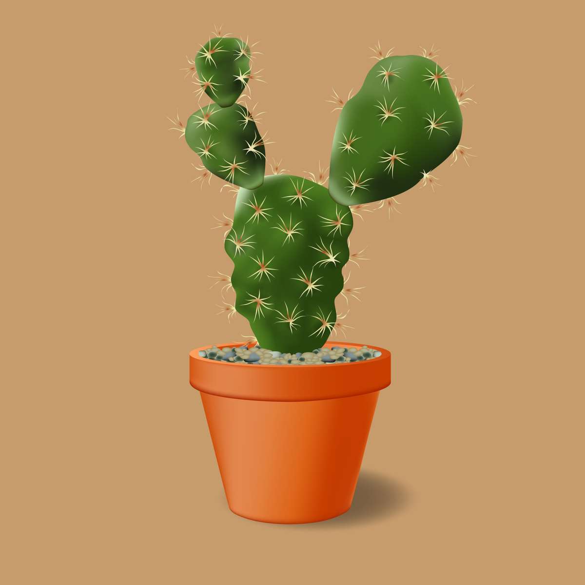 Kaktuskinder Online-Puzzle