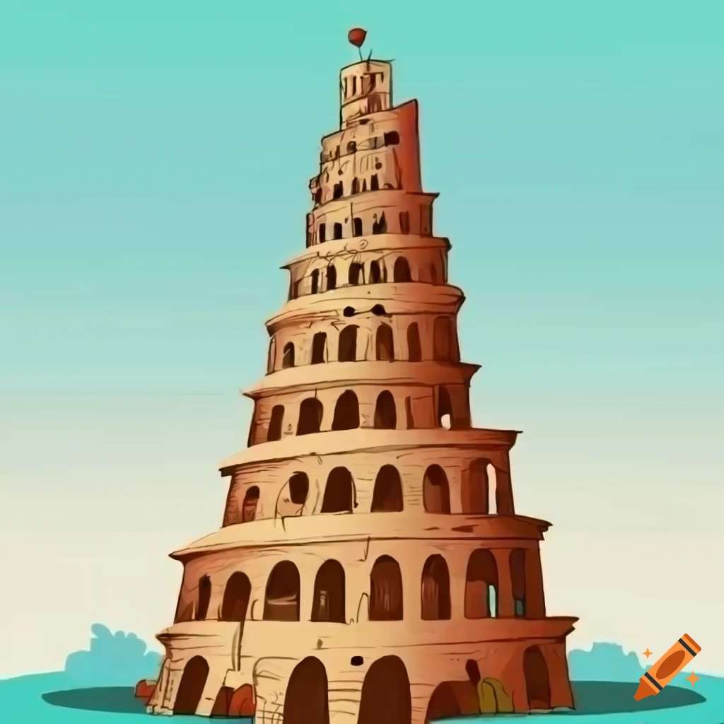 Věž Babel. online puzzle