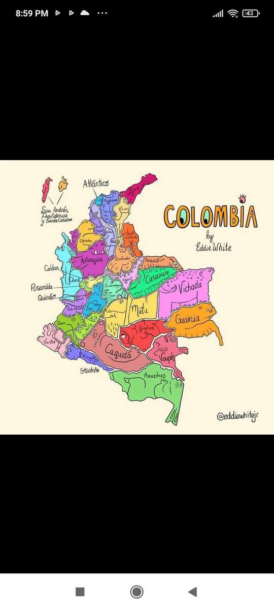 Colombia puzzel online van foto