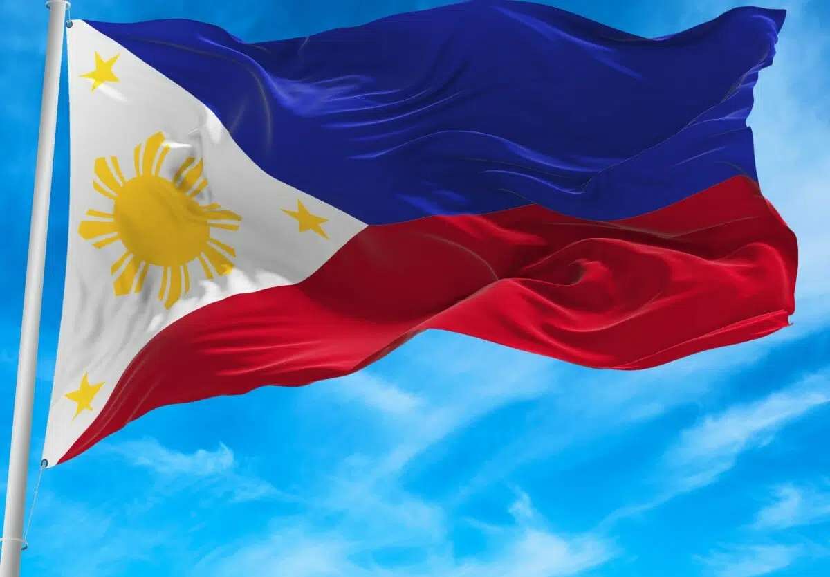 A Fülöp-szigetek zászlaja puzzle online fotóról