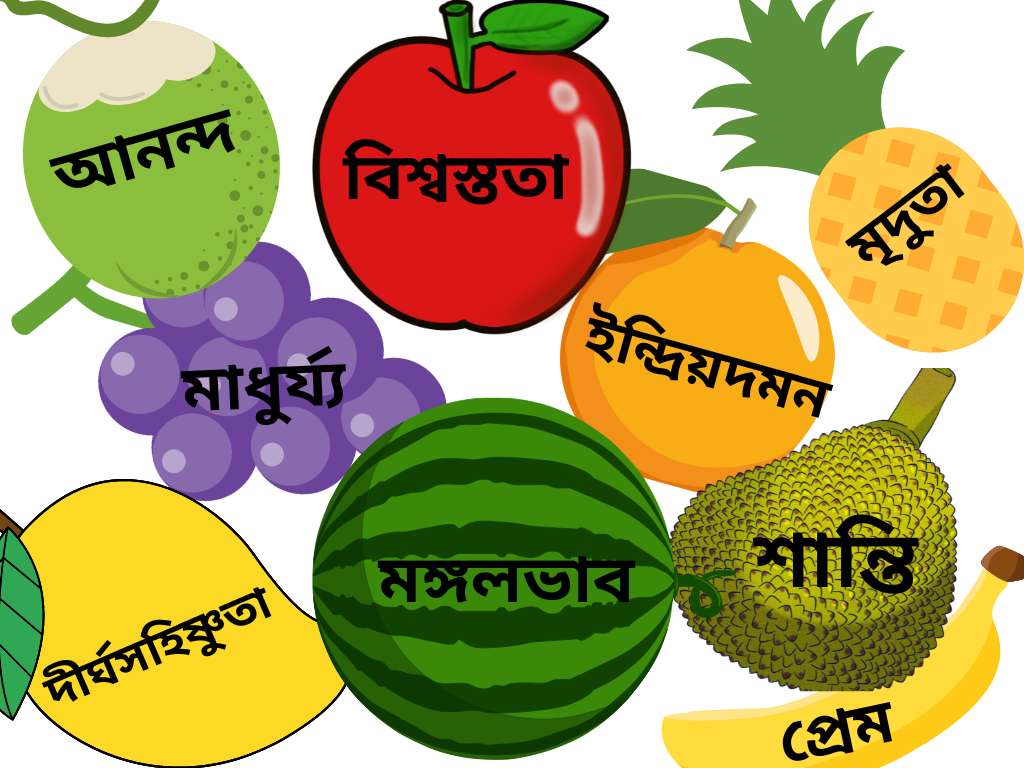Frucht des Geistes Bangla Online-Puzzle