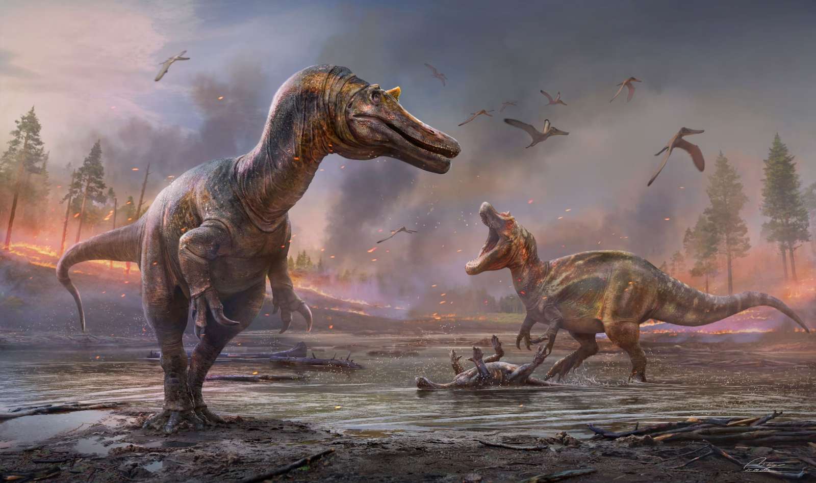 динозавр онлайн пазл