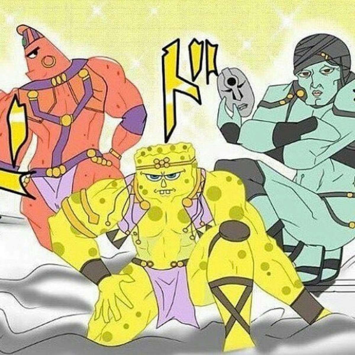 JoJo Spongyabob puzzle online fotóról