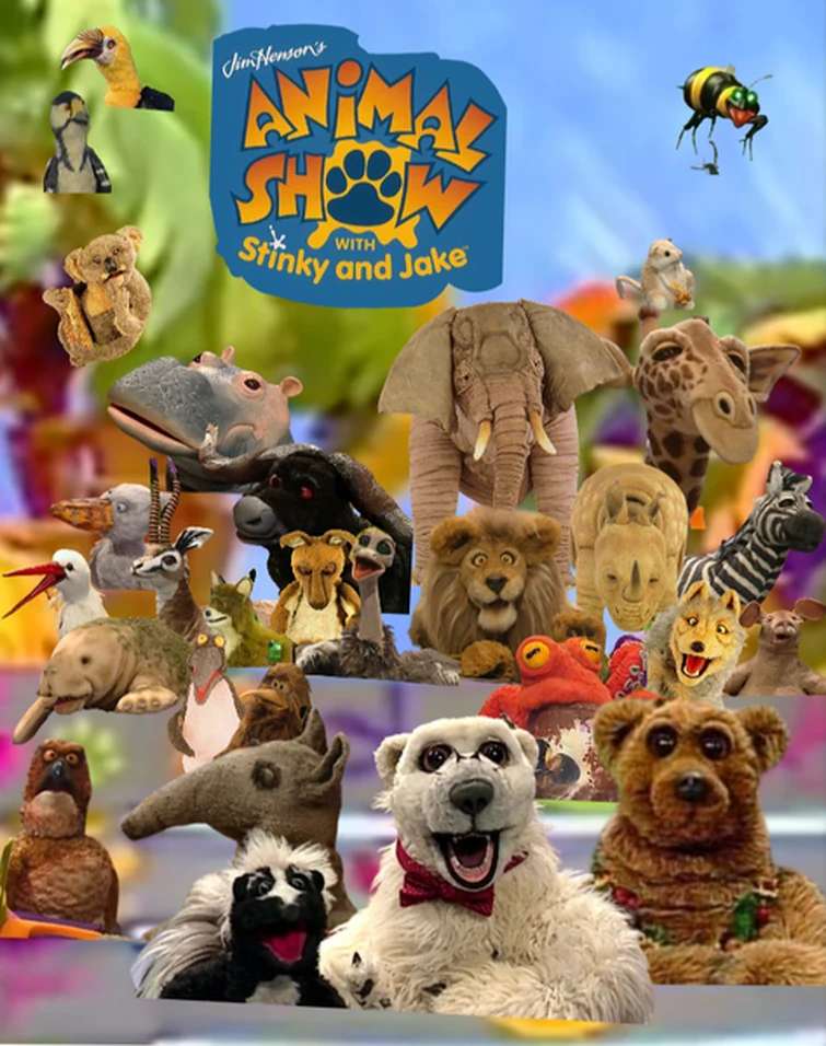 Шоу за животни на Джим Хенсън онлайн пъзел