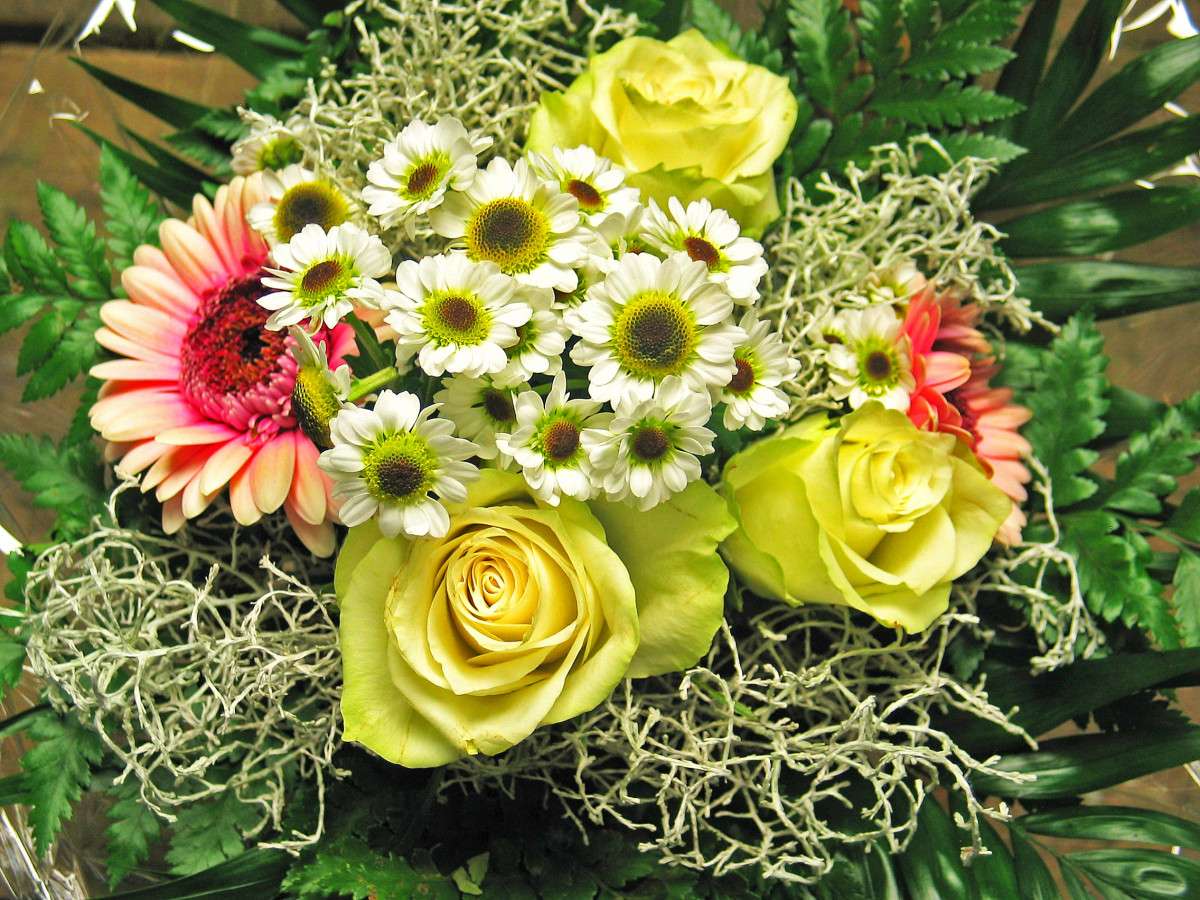 Цветы Да Цветы онлайн-пазл