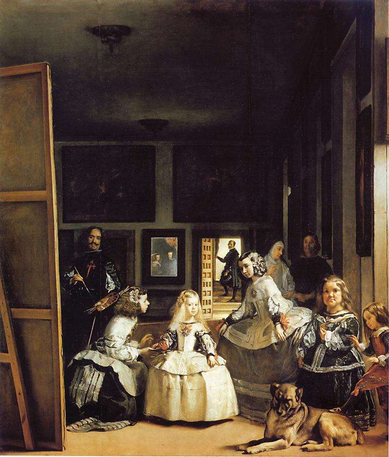 Las meninas. онлайн пазл