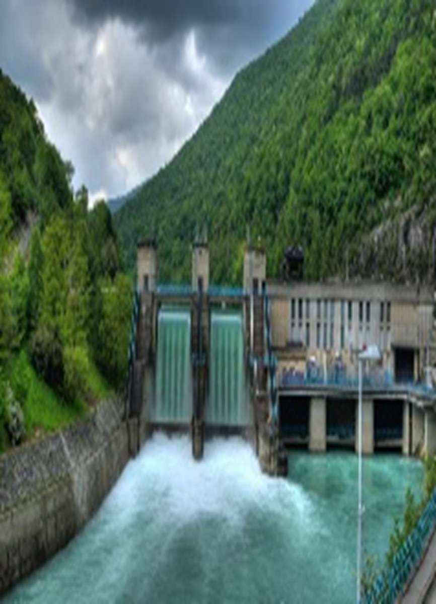水力発電所 写真からオンラインパズル