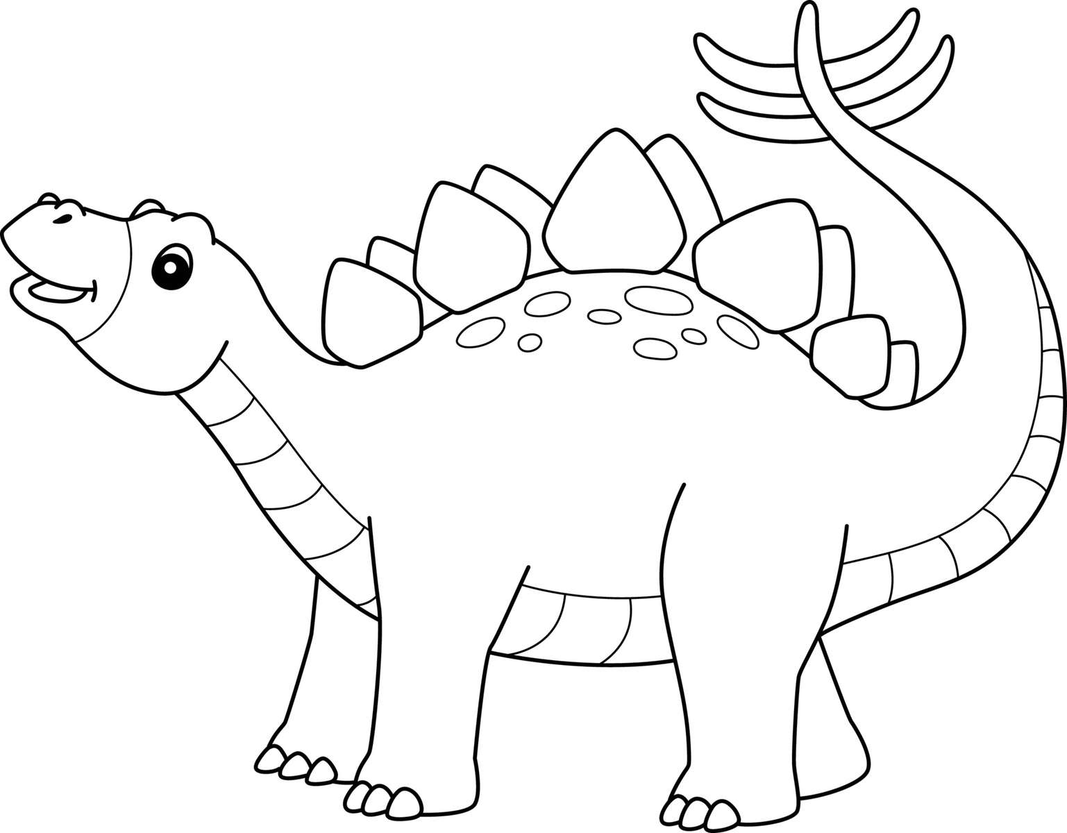 Stegosaurus sticksåg Pussel online