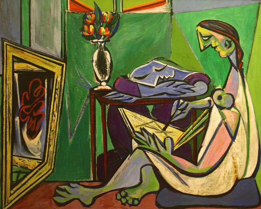 Picasso konstverk pussel online från foto