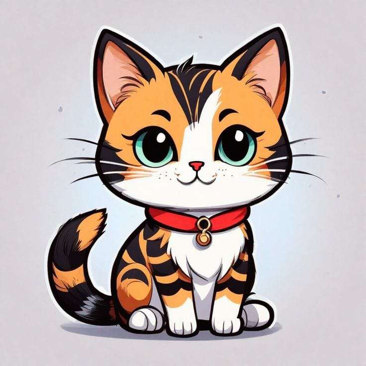قطة رقم 1 للعبة online puzzle
