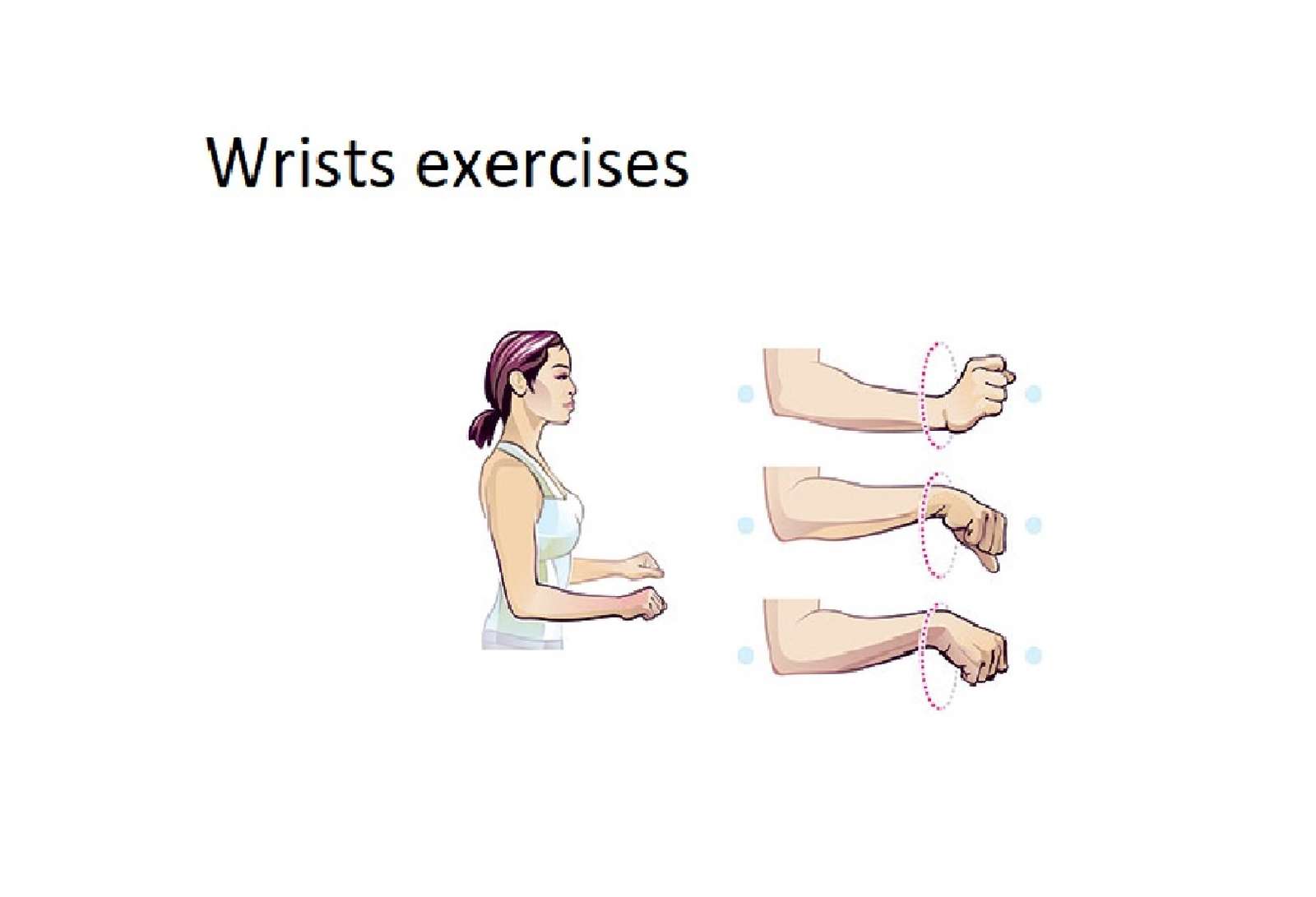 Wrist exercises puzzle online from photo