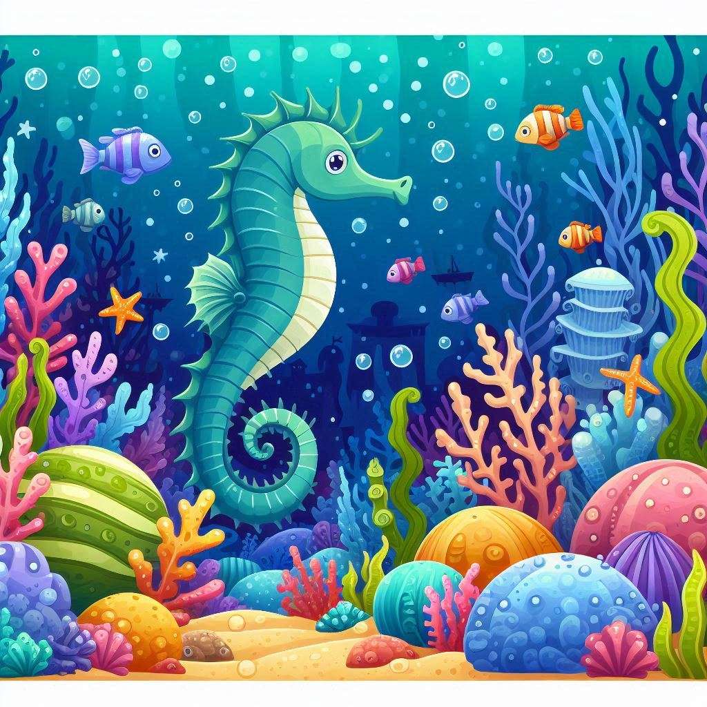 sea horse online puzzle