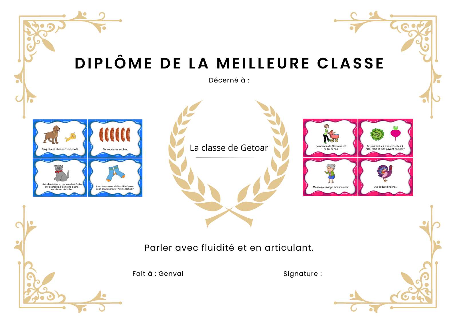 diploma's online puzzel