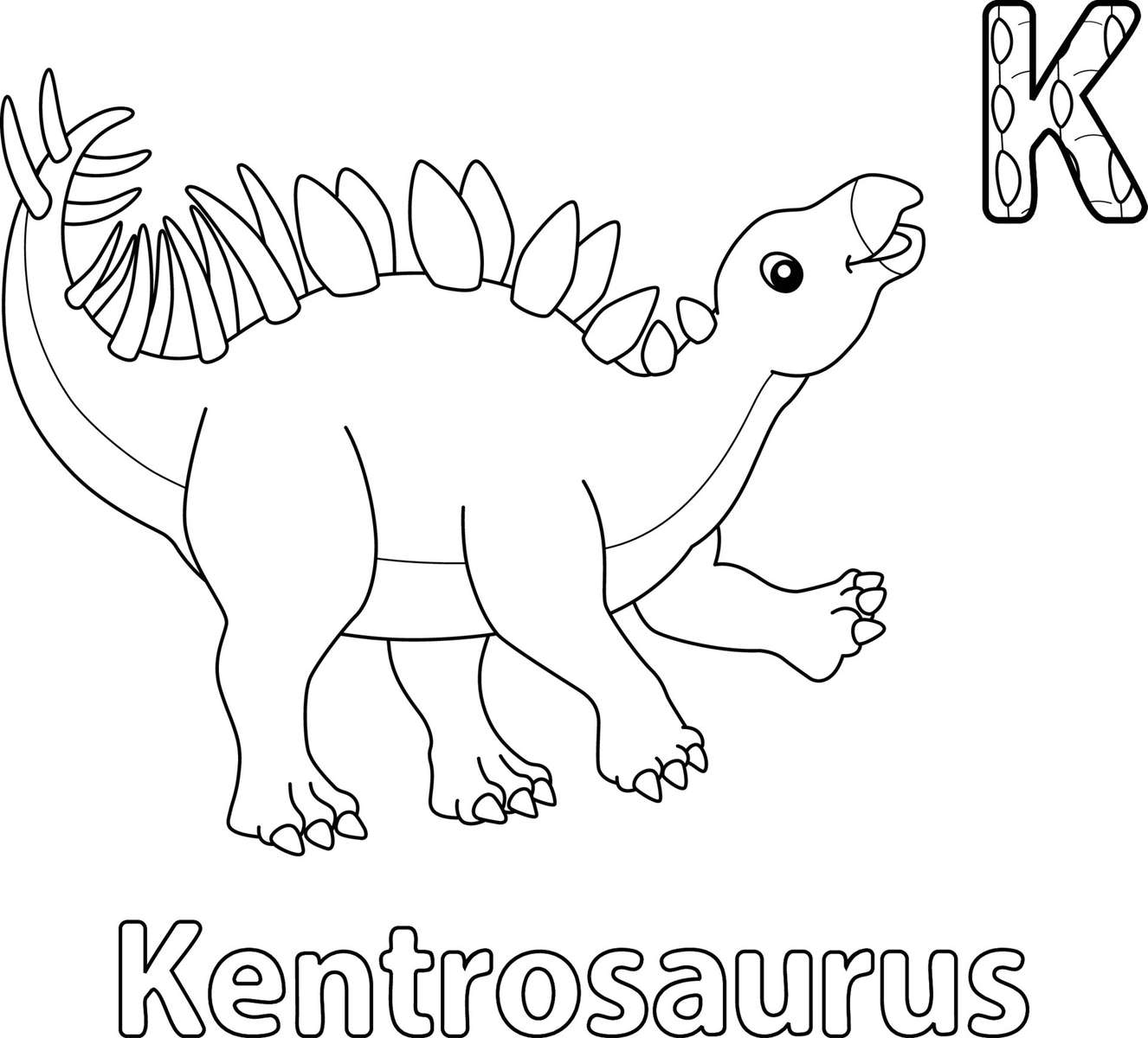 Kentrosaurus Puzzle puzzle online din fotografie