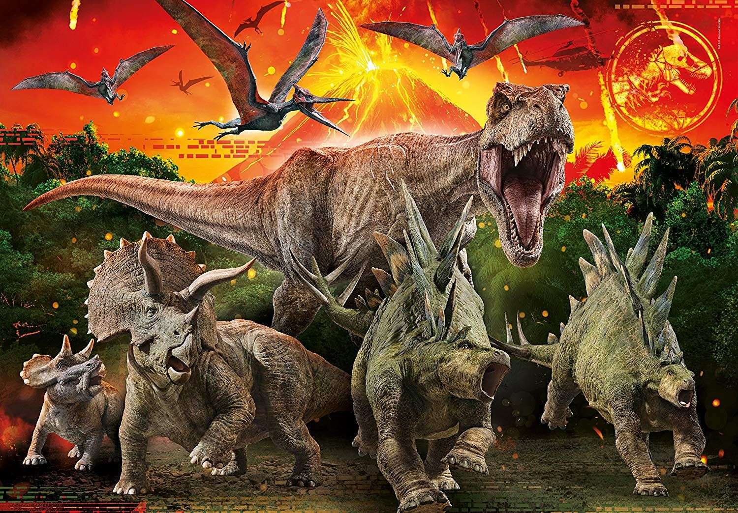 Dinosaurs puzzle online from photo