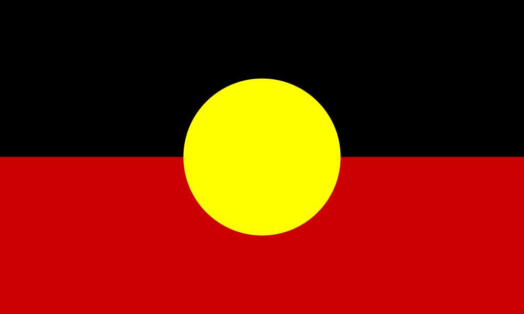 Aboriginal flag puzzle online from photo