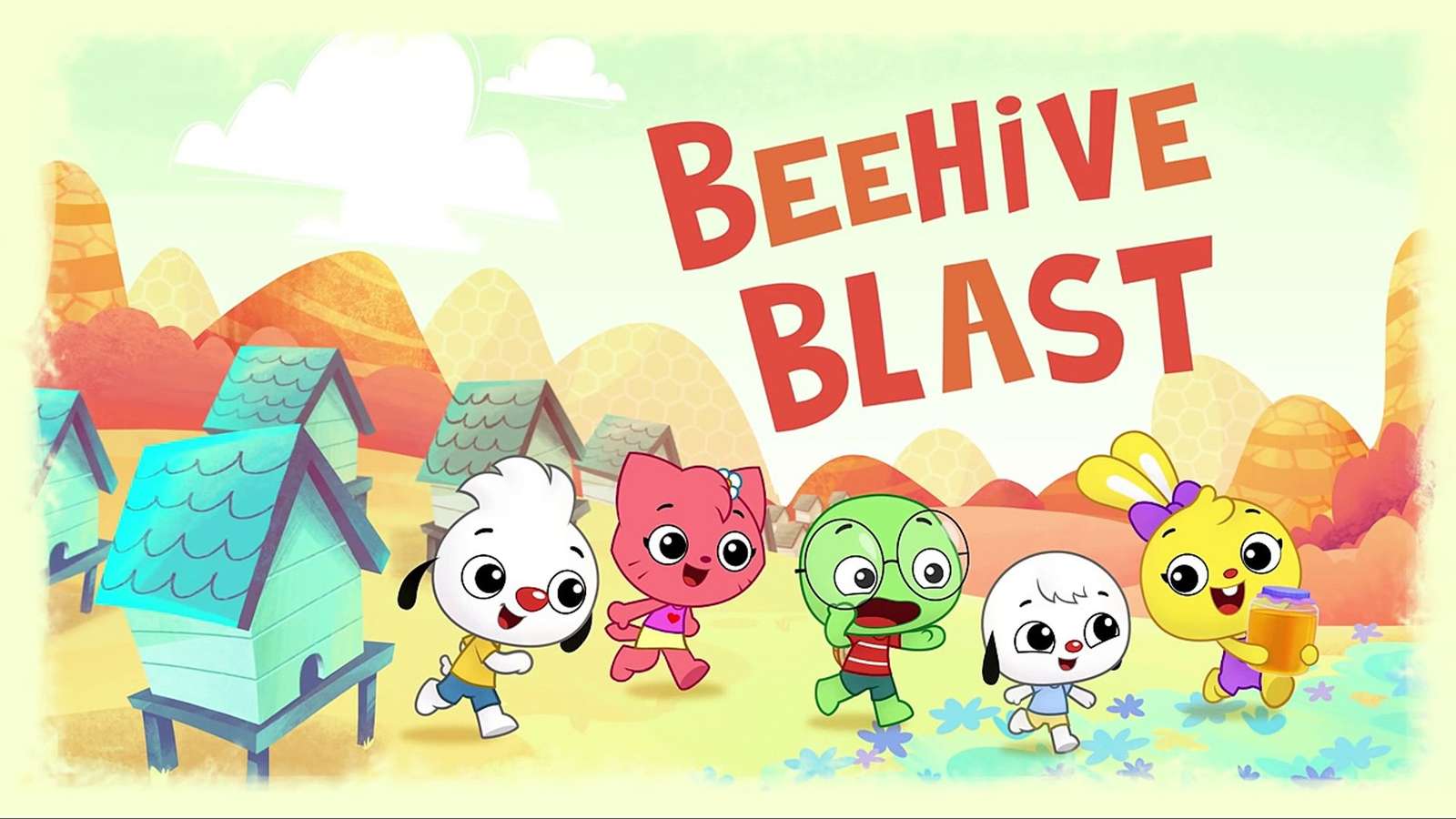 Beehive Blast puzzle online from photo