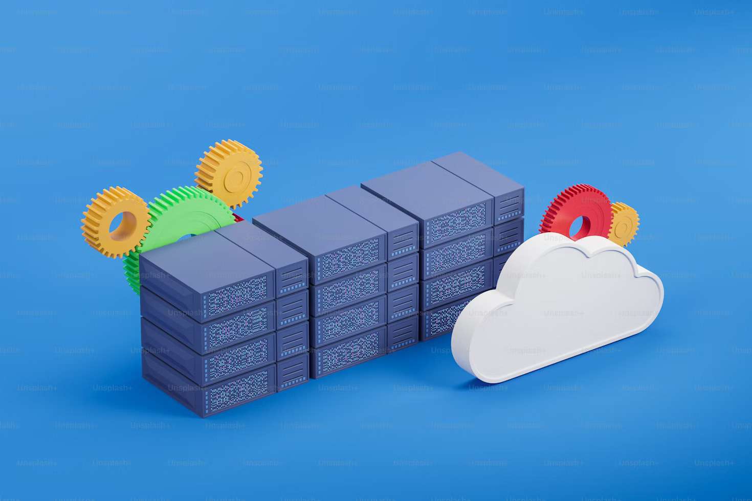 cloud Server puzzle online from photo