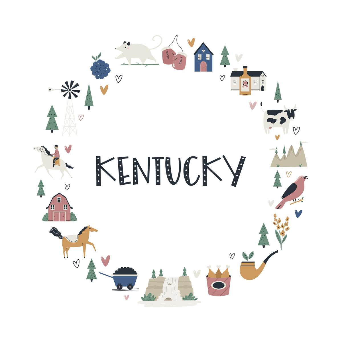 Kentucky puzzle online din fotografie