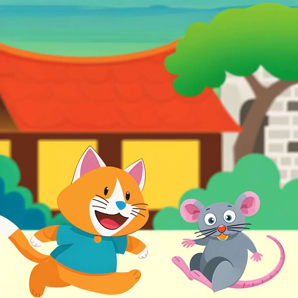 Rato e Gato puzzle online