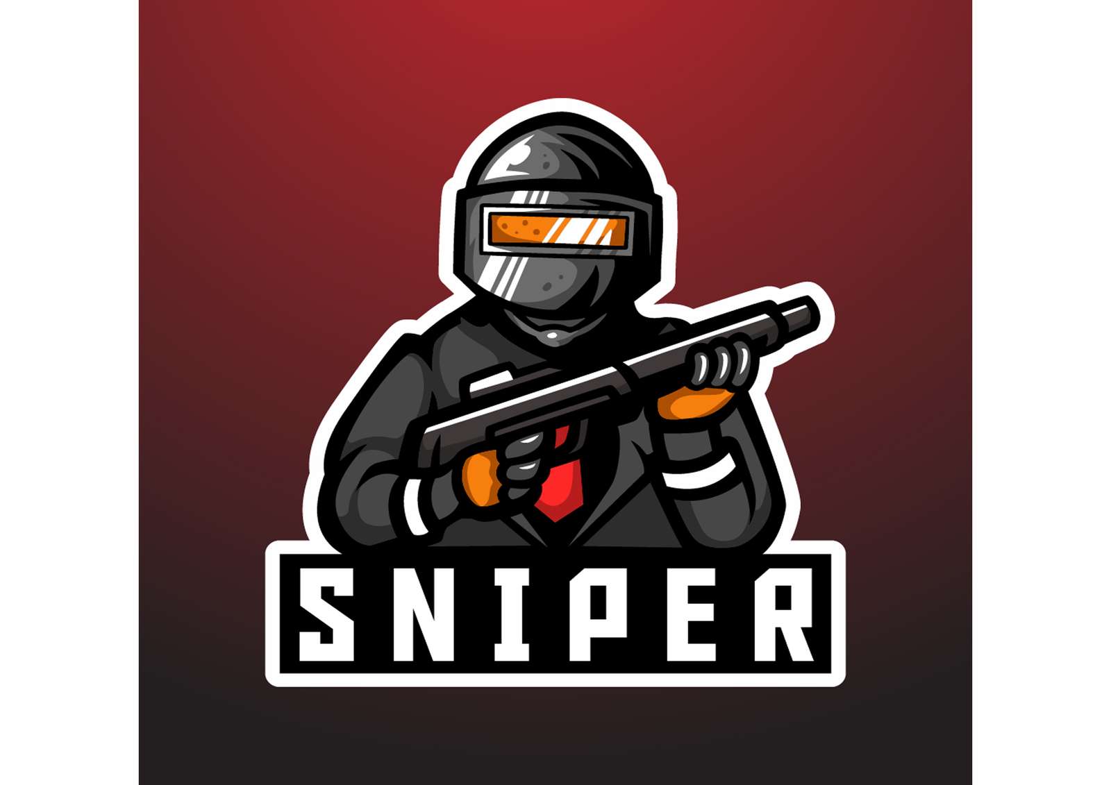 sniper cartoon puzzle online from photo
