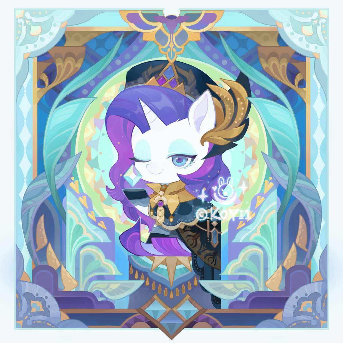 Rarity (Artist koyii kong) puzzle online from photo