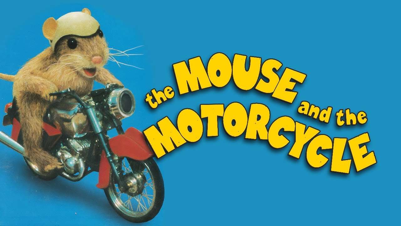 Мишка і мотоцикл онлайн пазл
